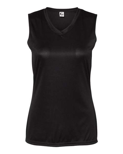 C2 Sport 5663 Women's Sleeveless V-Neck T-Shirt