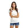 J. America 8136 Ladies Glitter V-Neck Tee