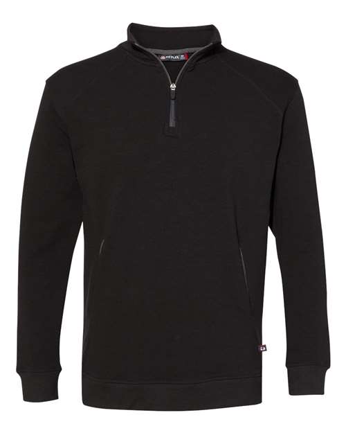 Badger 1060 Men's FitFlex French Terry Quarter-Zip Pullover