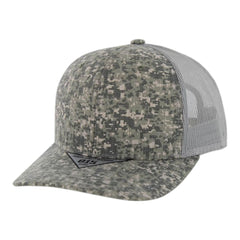 KAMEL 815DCT 6 Panel Digital Camo Trucker Hat - 
