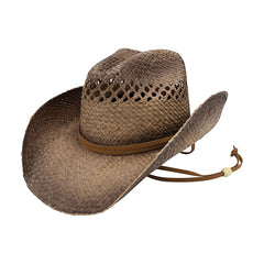 Mega Cap 8160 Outback Raffia Cowboy Hat - 