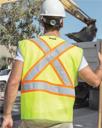 Kishigo 1576-1577 Unisex Premium Brilliant Series® X Back Dual Compliant Vest