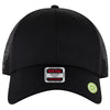 OTTO Cap 83-4 6 Panel Low Profile Mesh Back Trucker Hat, Recycled Cap