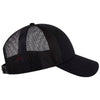 OTTO Cap 83-4 6 Panel Low Profile Mesh Back Trucker Hat, Recycled Cap