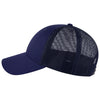 OTTO Cap 83-4 6 Panel Low Profile Mesh Back Trucker Hat, Recycled Cap