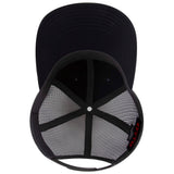 OTTO Cap 83-4 6 Panel Low Profile Mesh Back Trucker Hat, Recycled Cap