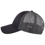 OTTO Cap 83-4 6 Panel Low Profile Mesh Back Trucker Hat, Recycled Cap