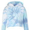 Colortone 8333 Women's Tie-Dyed Crop Hooded Sweatshirt