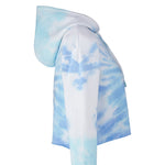 Colortone 8333 Women's Tie-Dyed Crop Hooded Sweatshirt