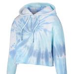 Colortone 8333 Women's Tie-Dyed Crop Hooded Sweatshirt