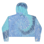 Colortone 8333 Women's Tie-Dyed Crop Hooded Sweatshirt