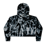 Colortone 8333 Women's Tie-Dyed Crop Hooded Sweatshirt