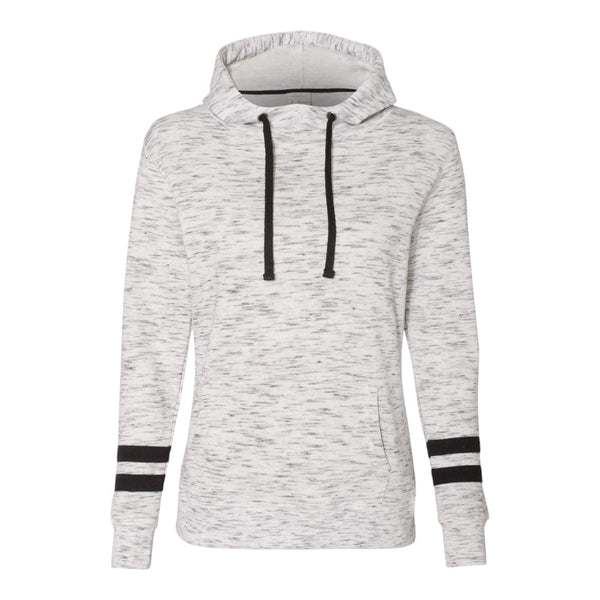 J.America 8674 Ladies Melange Fleece Scuba Hood