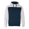 J. America 8676 Melange Color Blocked Hood