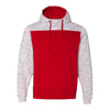 J. America 8676 Melange Color Blocked Hood
