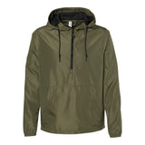 Independent Trading Co EXP54LWP Men's Lightweight Quarter-Zip Windbreaker Pullover Jacket