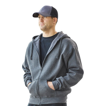 J. America 8821 Premium Full Zip Fleece Hood