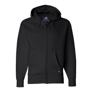 J. America 8821 Premium Full Zip Fleece Hood - 