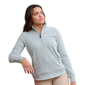 J. America 8762 Ladies Element Fleece 1/4 Zip