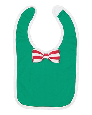 Rabbit Skins 1002 Infant Baby Rib Bow Tie Bib - 