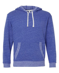 LAT 6779 Unisex Harborside Mélange French Terry Hoodie Sweatshirt - 