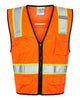 Kishigo 1580-1581 Unisex 6 Pocket Contrast Class 2 Vest
