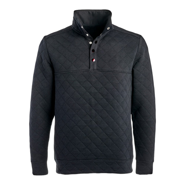 J. America 8890 Quilted Snap Pullover