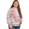 J. America 8861 Tie-Dye Fleece Hood