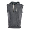 J.America 8877 Triblend Fleece Sleeveless Hood