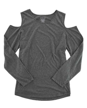 Boxercraft T31 Women's Cold Shoulder Long Sleeve T-Shirt - 