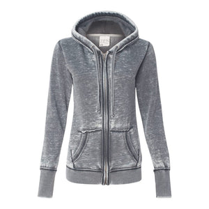 J. America 8913 Ladies Zen Full Zip Hood - 