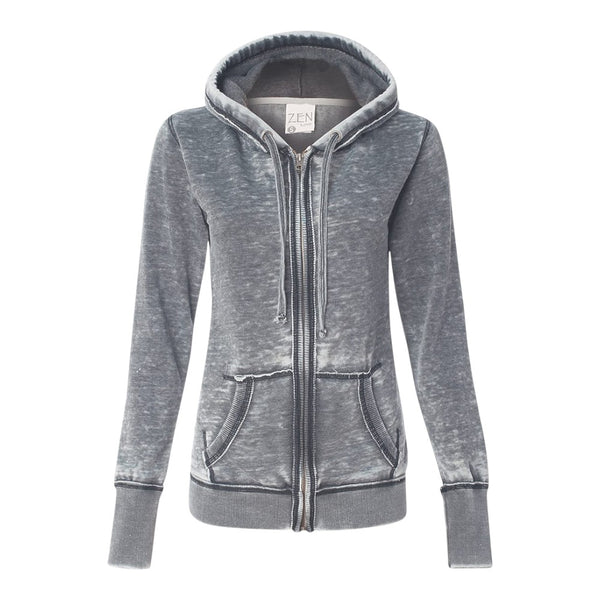 J. America 8913 Ladies Zen Full Zip Hood