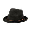 Mega Cap 8954 Ladies' Toyo Braid Fedora Hat