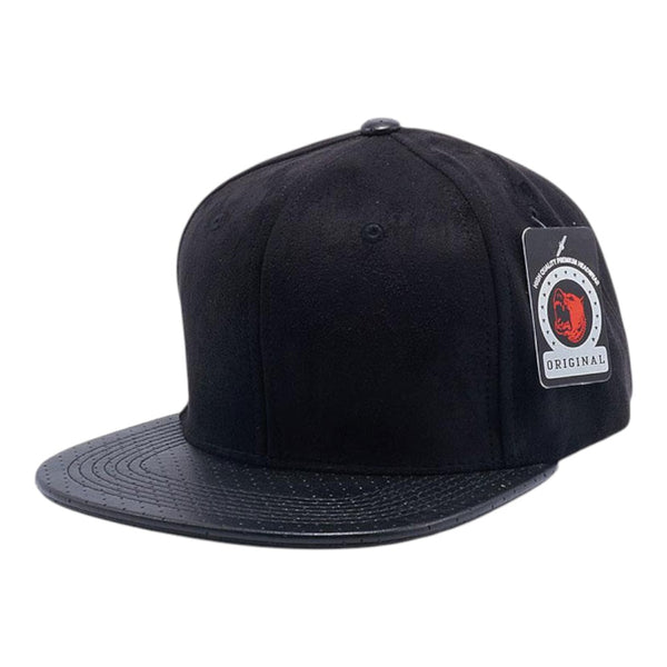 Pit Bull PB150 Suede Perforated Leather Snapback Hat