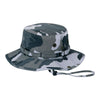 Mega Cap 9013A Washed Camouflage Twill Hunting Hat with Self Fabric Chin Cord