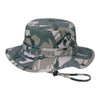 Mega Cap 9013A Washed Camouflage Twill Hunting Hat with Self Fabric Chin Cord