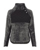 Boxercraft FZ06 Women's Quilted Fuzzy Fleece Snap Placket Pullover