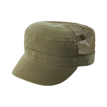 Mega Cap 9035 Enzyme Washed Cotton Twill Army Cap