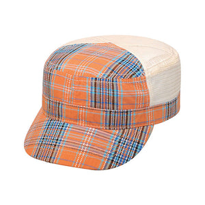 Mega Cap 9039 Fashion Plaid Army Cap - 