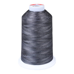 Gingko 646 PolySHINE #40 5000M Embroidery Threads-Multi Gray - 