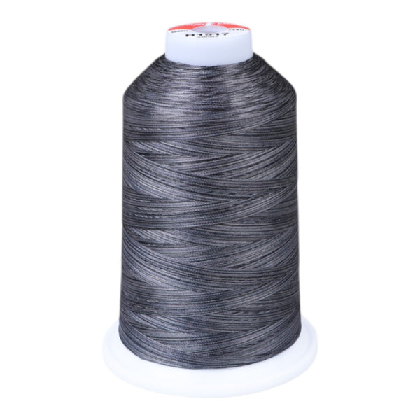 Gingko 646 PolySHINE #40 5000M Embroidery Threads-Multi Gray