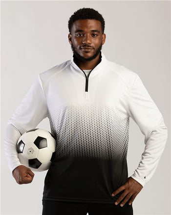 Badger 4222 Men's Hex 2.0 Quarter-Zip Pullover