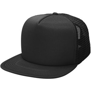 Cali Headwear 9265 5 Panel Foam Mesh Snapback Hat - 