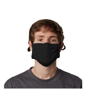 Hanes MKPKPR 2-Ply Polyester Pocket Face Mask - 