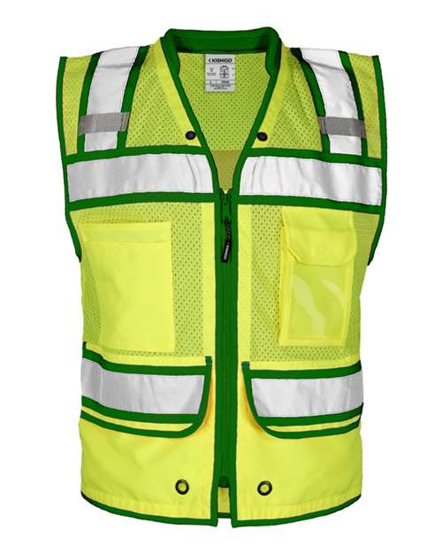 Kishigo S5042-5046 Men's Color Contrast High Performance Surveyors Vest