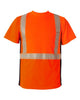 Kishigo 9114-9115 Unisex Premium Black Series® Breathable Tape Class 2 T-Shirt