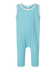 Rabbit Skins 4492 Infant Harborside Mélange Tank Romper - 