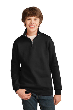 Jerzees 995Y Youth NuBlend 1/4-Zip Cadet Collar Sweatshirt - 