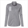 Adidas A483 Women's 3-Stripes Double Knit Full-Zip Jacket