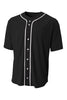 A4 A4N4184 Short Sleeve Full-Button Baseball Top N4184